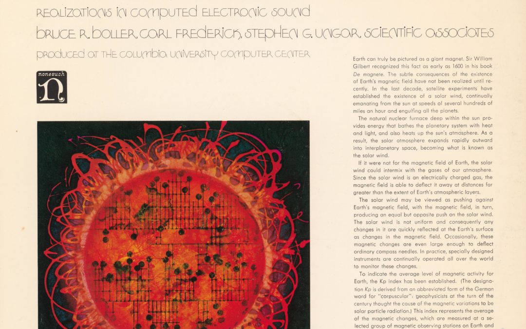 Earth’s Magnetic Field: Realizations in Computed Electronic Sound